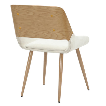 Hudson Dining Chair in Beige Fabric
