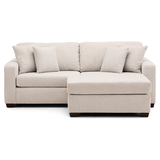 Sofa with Reversible Chaise Longue