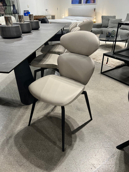 Antler Swivel Dining Chair In Light Taupe