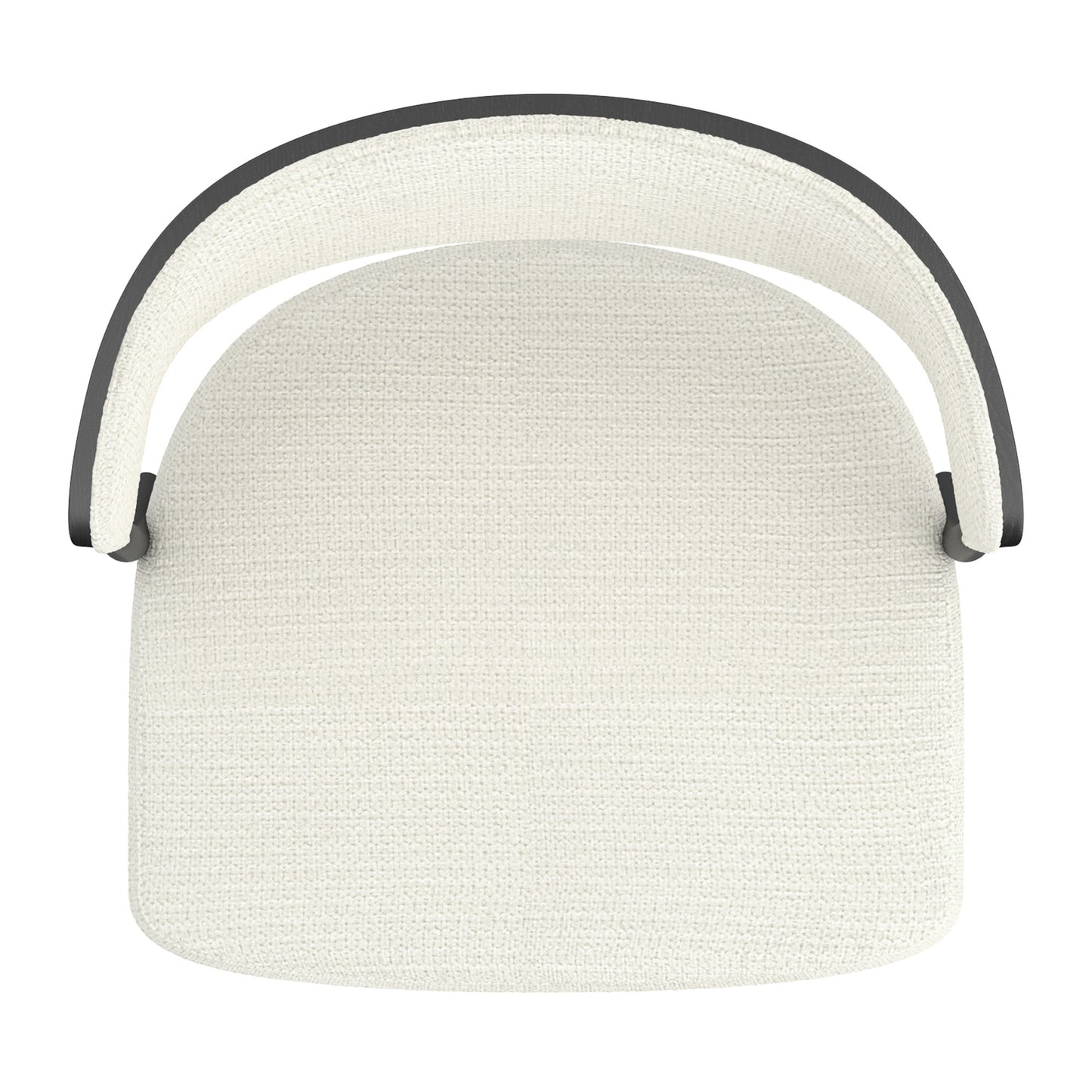 Kazan Adjustable Air-Lift Stool, Set of 2 in Ivory Performance Fabric & Black Metal