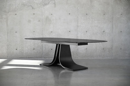 Ponza Dining Table In Black Modern