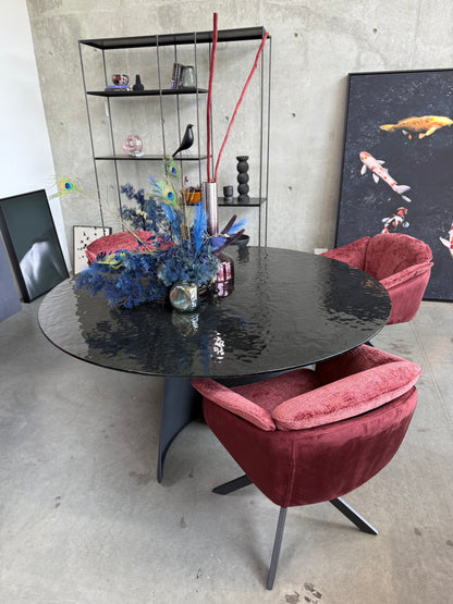 Orca Dining Table Round Black 63”