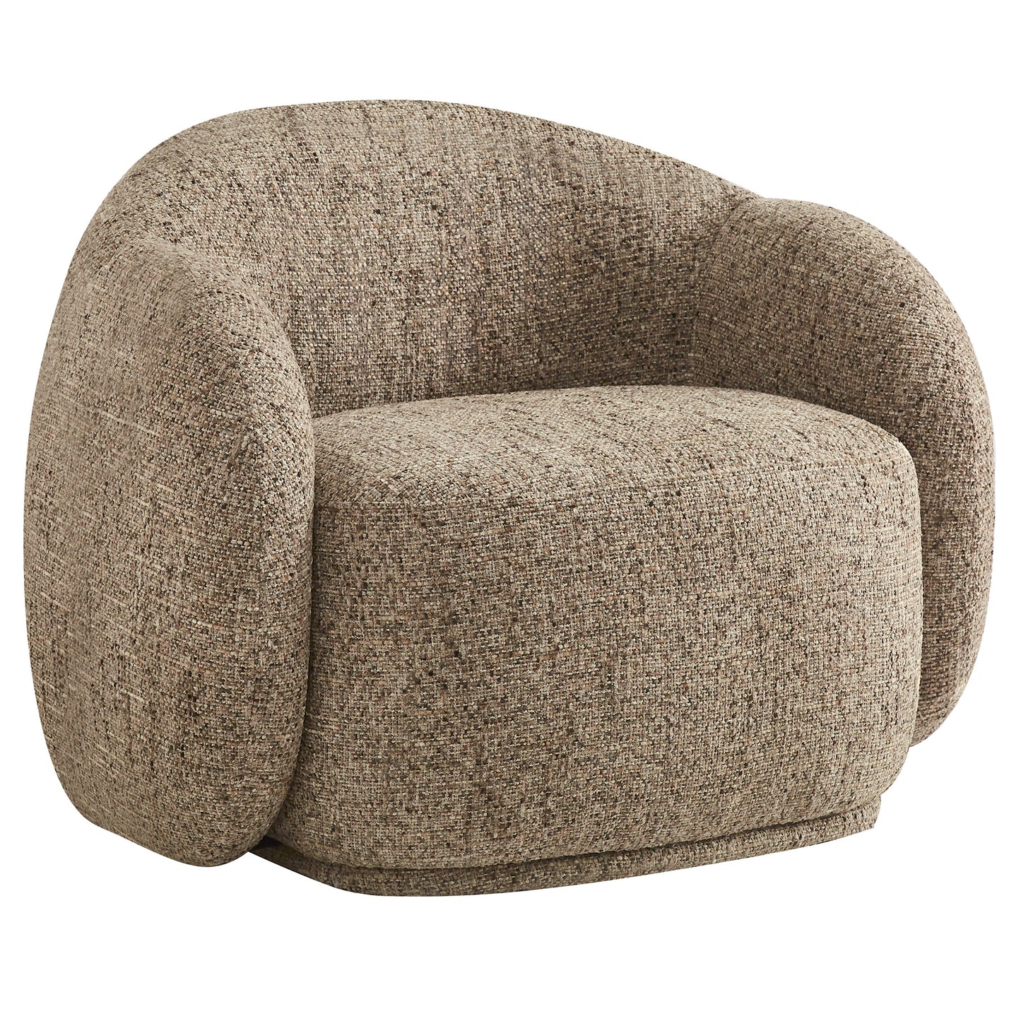 Amriel accent chair in brown  multi-tone