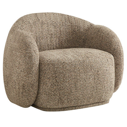 Amriel accent chair in brown  multi-tone
