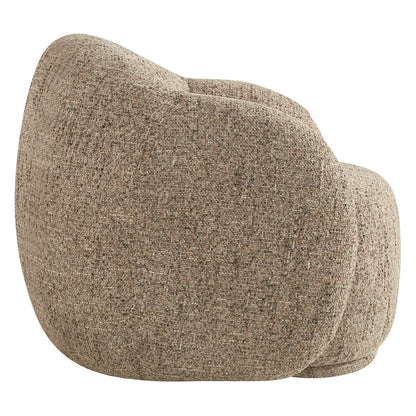 Amriel accent chair in brown  multi-tone