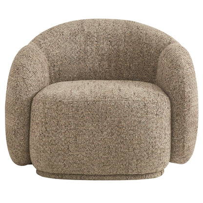 Amriel accent chair in brown  multi-tone
