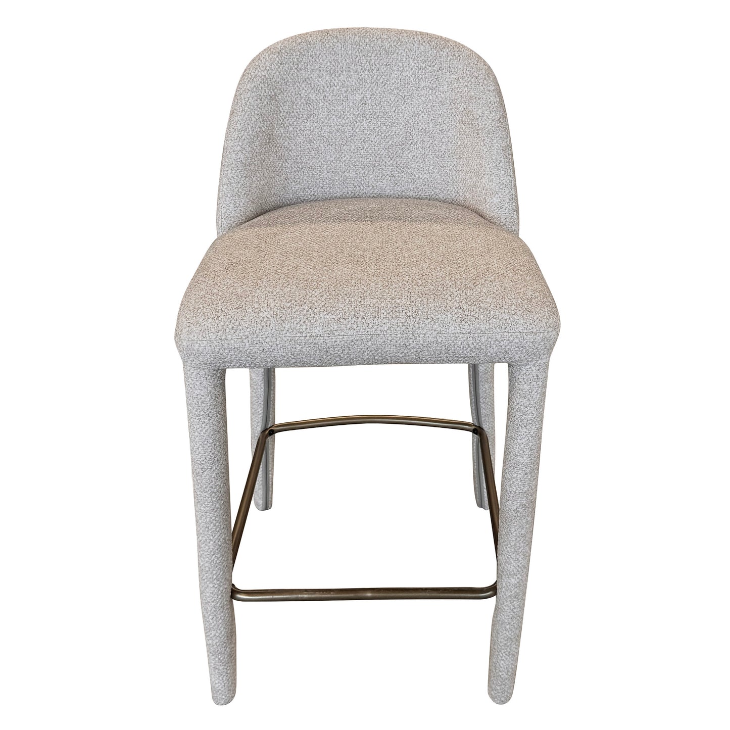 Kiara 26" counter stool, set of 2 in beige