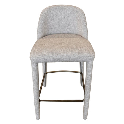 Kiara 26" counter stool, set of 2 in beige