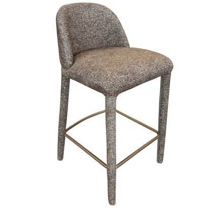 Kiara 26" counter stool, set of 2 in brown