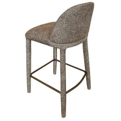 Kiara 26" counter stool, set of 2 in brown