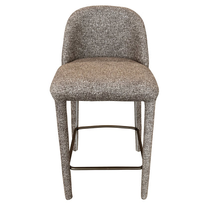 Kiara 26" counter stool, set of 2 in brown