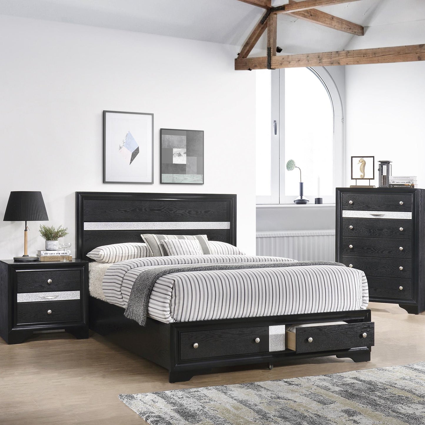 Alamar Bedroom Set - Black