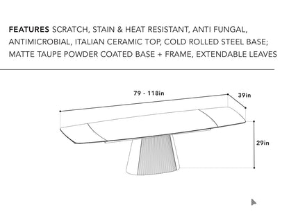 Gaia Extension Dining Table