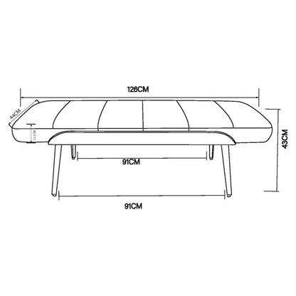 Umber Accent Bench