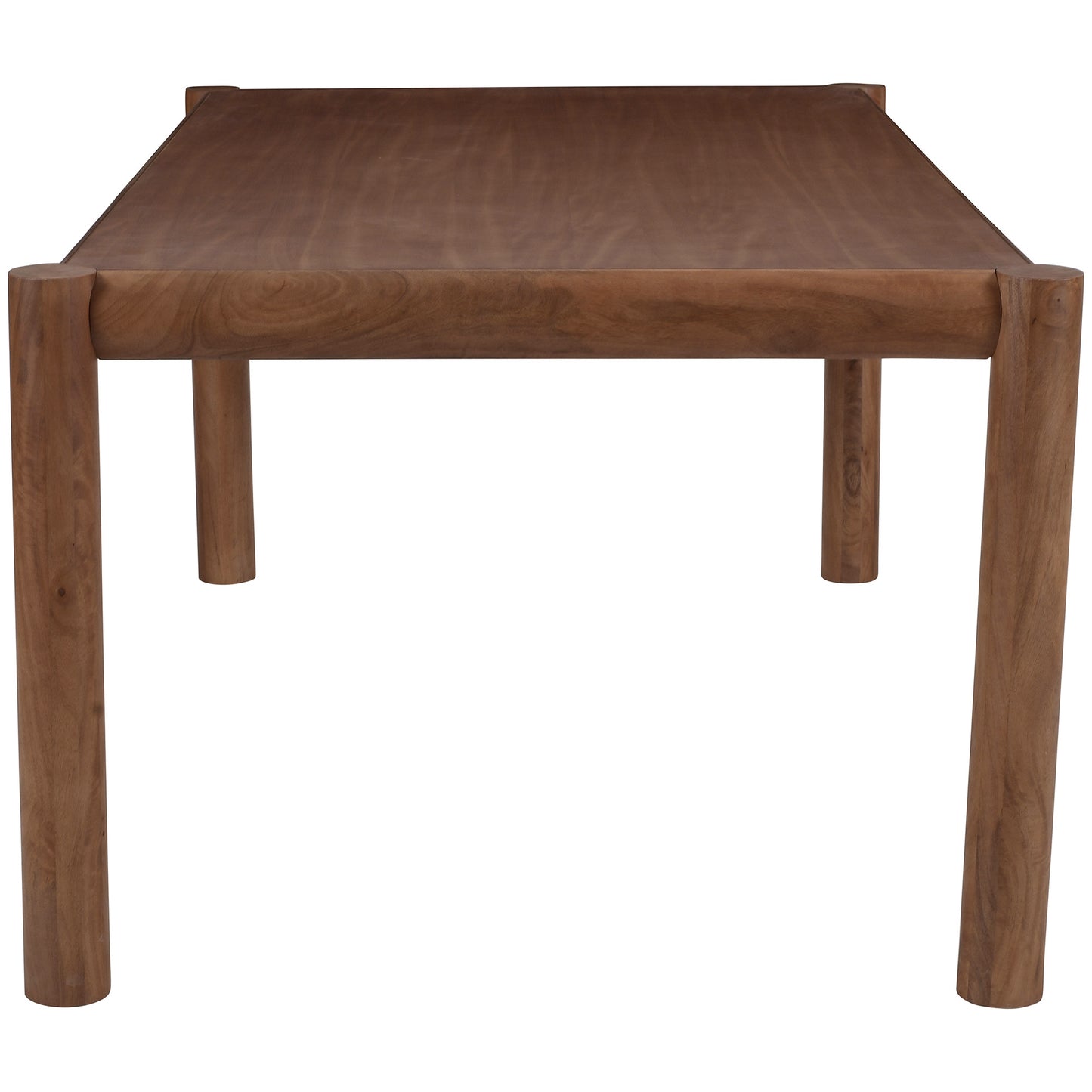 Advik And Brodi 7pc Dining Set - Walnut Table And Charcoal Faux Leather Chairs
