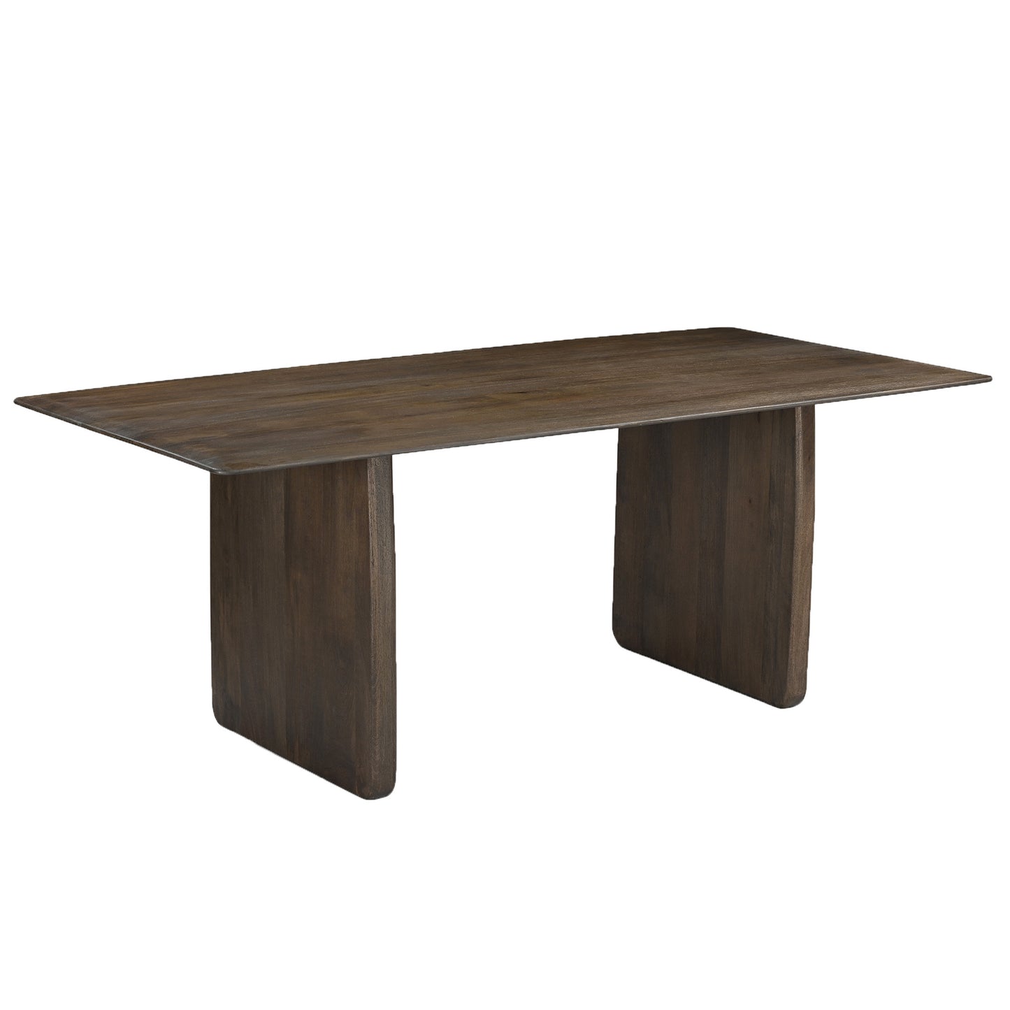Bazul And Freya 7pc Dining Set - Mocha Table And Toffee And Walnut Chairs