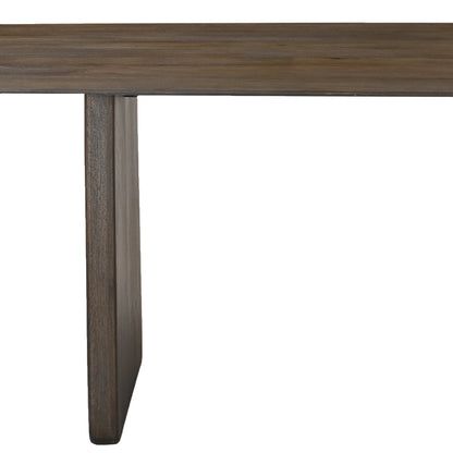 Bazul And Freya 7pc Dining Set - Mocha Table And Toffee And Walnut Chairs