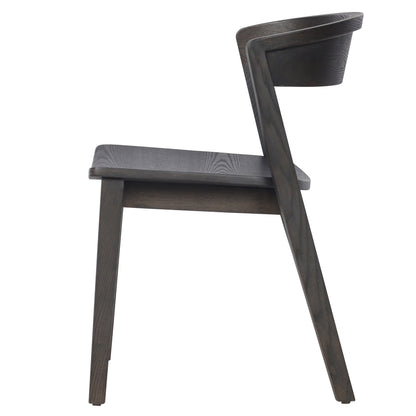 Bazul And Nicco 7pc Dining Set - Mocha Table And Mocha Chairs