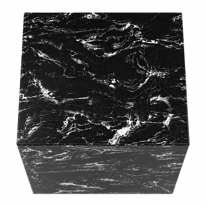Artemis Square Accent Table in Napoleon Black